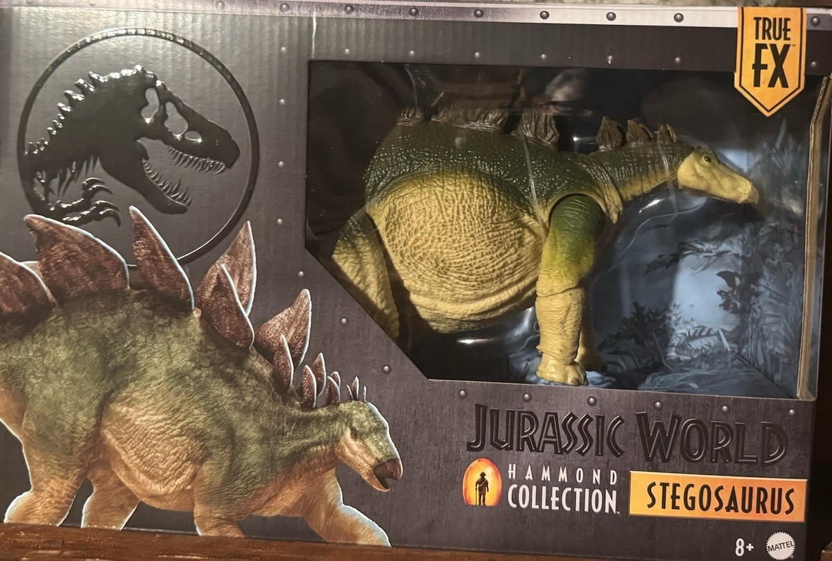 Jurassic Lost World Hammond True FX Stegosaurus Action Figure Large  Dinosaur NEW