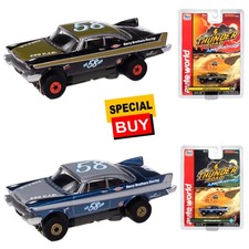 Auto World Thunderjet 1958 Plymouth Fury Combo HO Slot Car