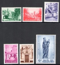 1954 Belgium - COB No. 946/51 Convent Bruges - MNH**