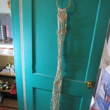 Handmade Macrame Plant Hanger Beige