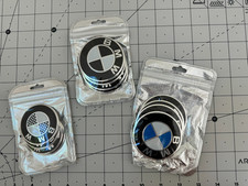 New Bmw Emblem Stickers Roundel Logo Set X4 Outside Diameter 65 Mm 56 Mm