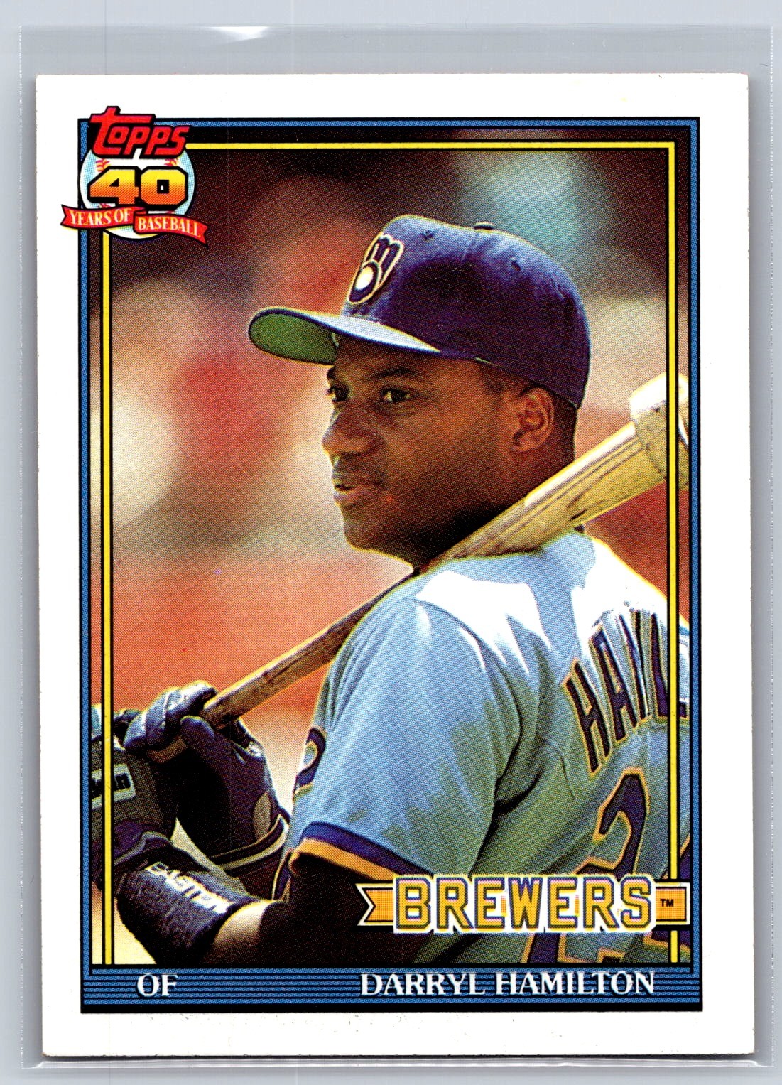 1991 Topps #781 Darryl Hamilton