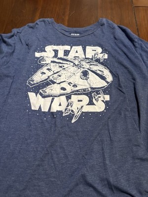 Star Wars Men s Tshirt Size XL Blue Short Sleeve