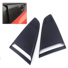 1Pair Window Rear Louver Side Vent Cover Fit for Ford Mustang 2015-2018
