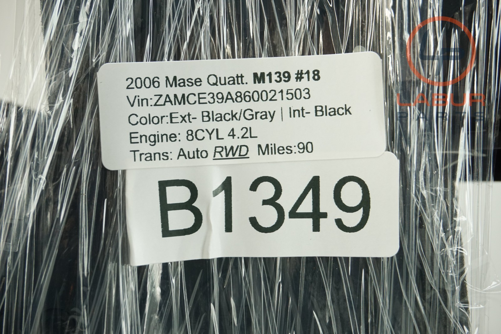 M139 03-13 Maserati Quattroporte Front Right or Left Side Dash Air Vent B1349