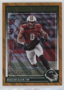 2024 Score Rookies Lava /630 Braelon Allen #390 Rookie RC