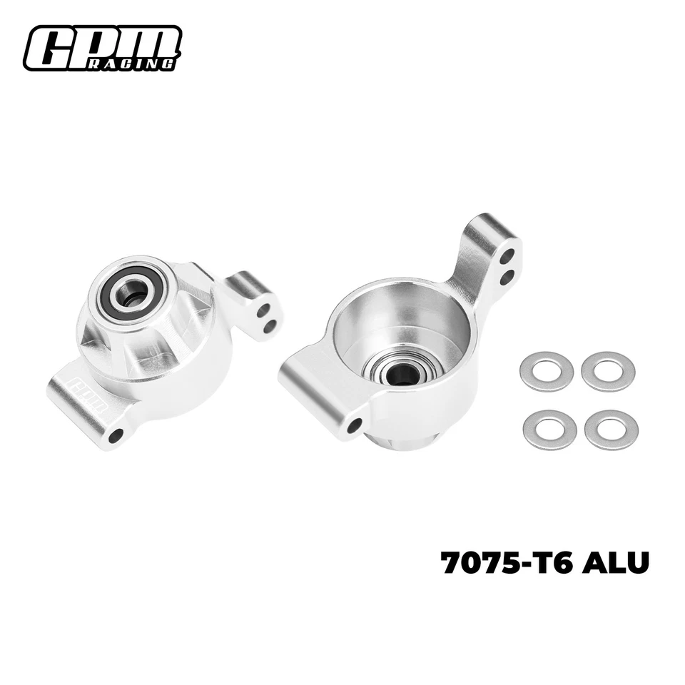 GPM 7075 Alloy Rear Hus Stub Carriers With Oversize Bearing TAMIYA 1/10 DT-04 RC - Image 3 of 4