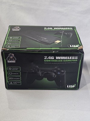 GameStick Lite 4K Ultra HD Wireless Retro Game 2 Controllers OB ️ DAMAGED BOX