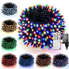 RGB Halloween String Lights 98 4 Ft 300 LED Color Changing Halloween Lights With