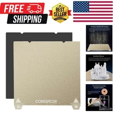 Ender 3 V3 KE PEI Spring Steel 235x235mm, Texture PEI Sheet Magnetic Flexible...