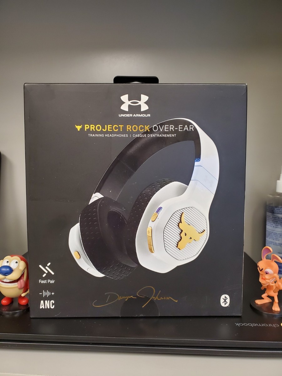 New Sealed Under Armour Project Rock Over-Ear Headphones New Sealed Under Armour Project Rock Over-Ear Headphones