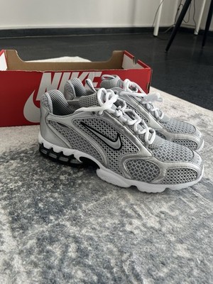 Nike Air Zoom Spiridion Cage 2 Sneaker Schuhe Grau Metallic Silber EUR 46