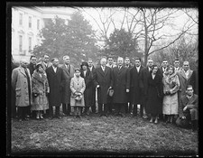Photo:Washington DC White House Herbert Hoover Group 1931 1932