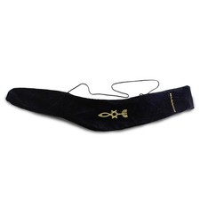 Long Velvet Yemenite Kudu Kosher Shofar Bag  Elegant Protective Shofar Bag f...