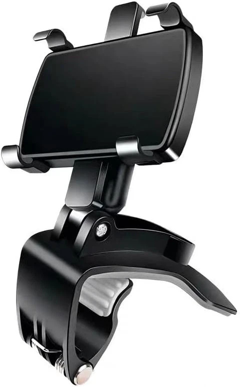 Car Phone Mount, 360° Rotatable ABS Auto phone Bracket Clip with Non-Slip Base-image