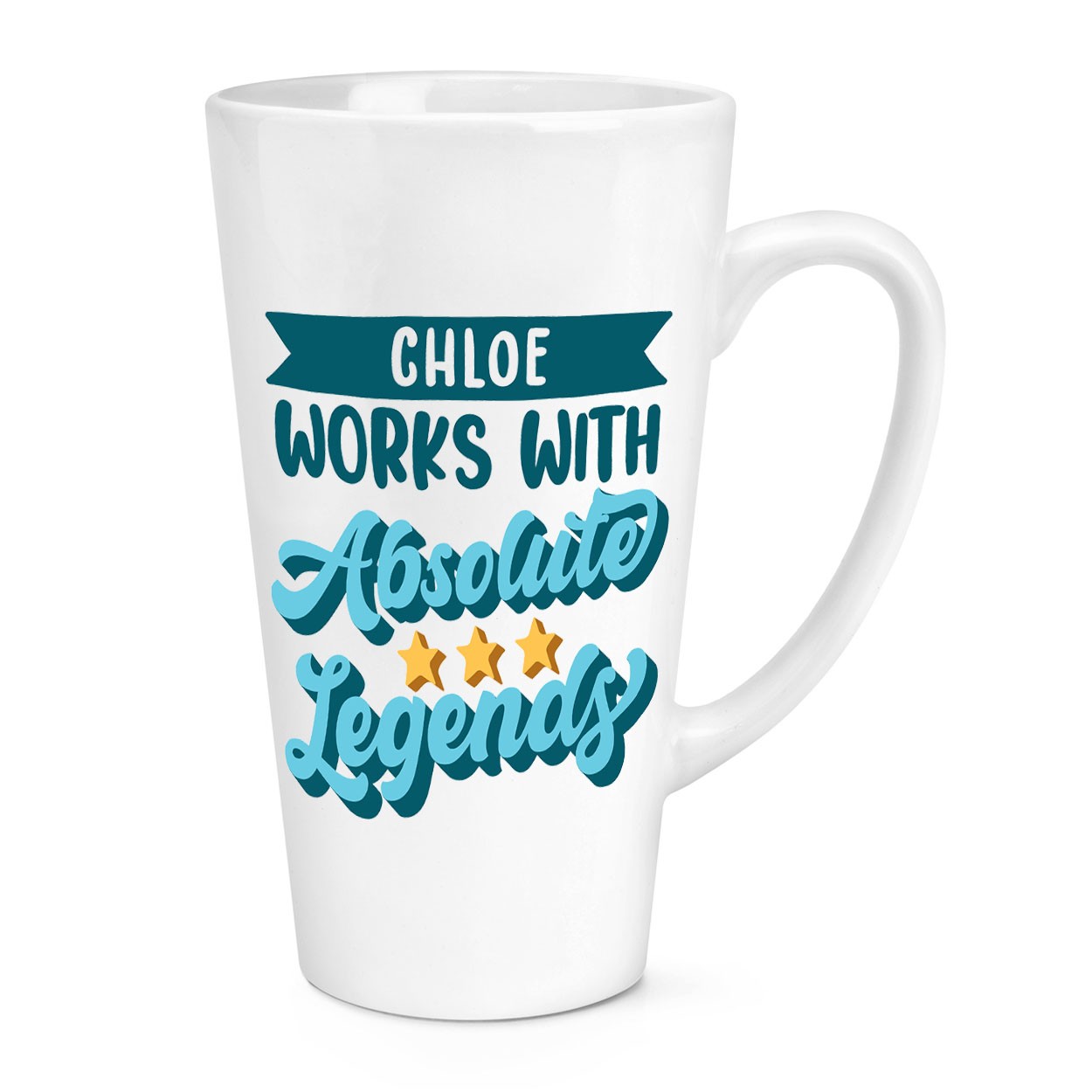 Personalised Works With Absolute Legends 17oz Large Latte Mug Cup Best Awesome