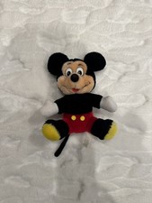 VINTAGE Disneyland Walt Disney World MICKEY MOUSE 7" Plush STUFFED ANIMAL Toy