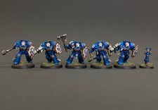 Warhammer 40K Presale Terminator Assault Squad pro Painted Ultramarine 5 Mini