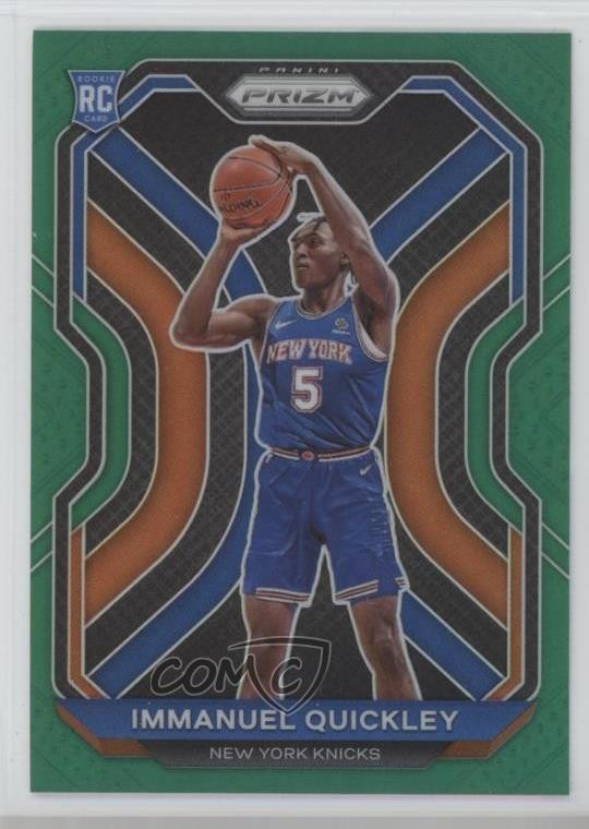 2020-21 Panini Prizm Green Prizm Immanuel Quickley #296 1k9t