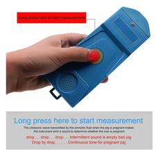 Portable Ultrasound Pregnancy Detector Test Machine for Pig Sow Swine Sheep Goat