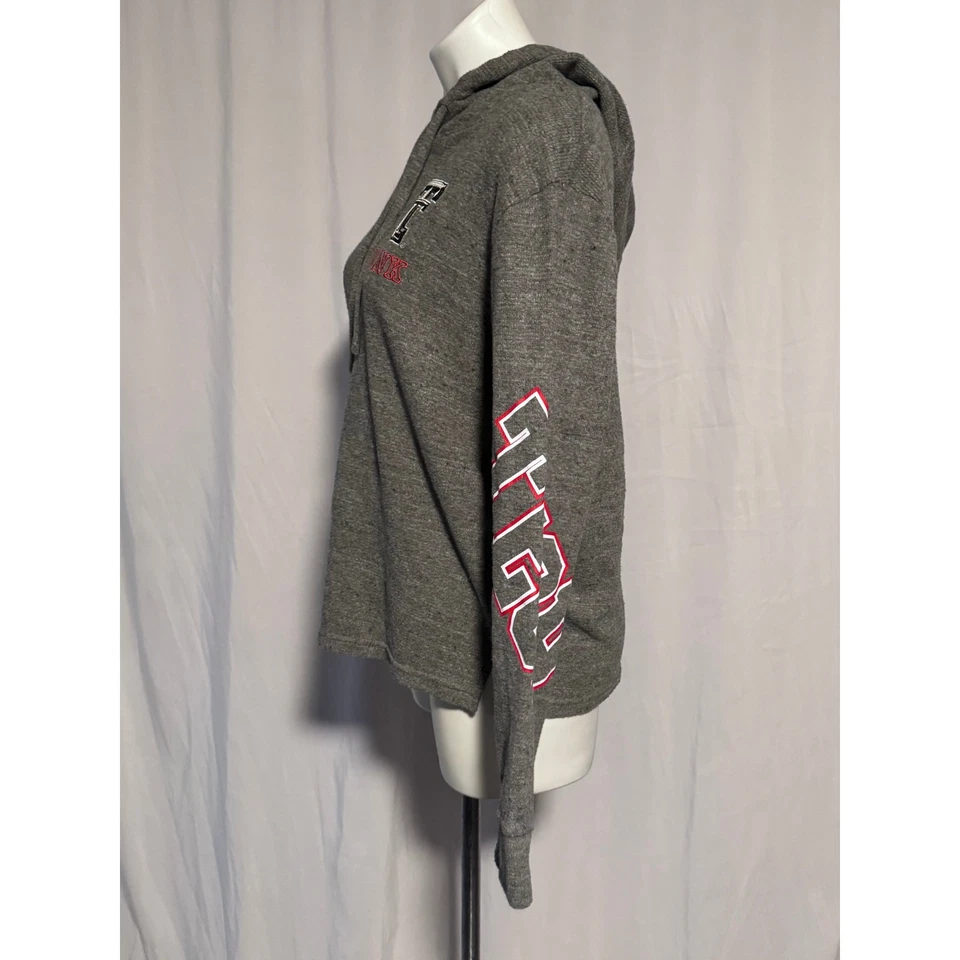 Victoria’s Secret ROSA Texas Tech TT Sudadera con Capucha Gris - M Foto 3 de 4