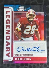 Darrell Green 2022 Optic Contenders Nebula Auto #'d 1/2 Mr. Redskin HOF Legend