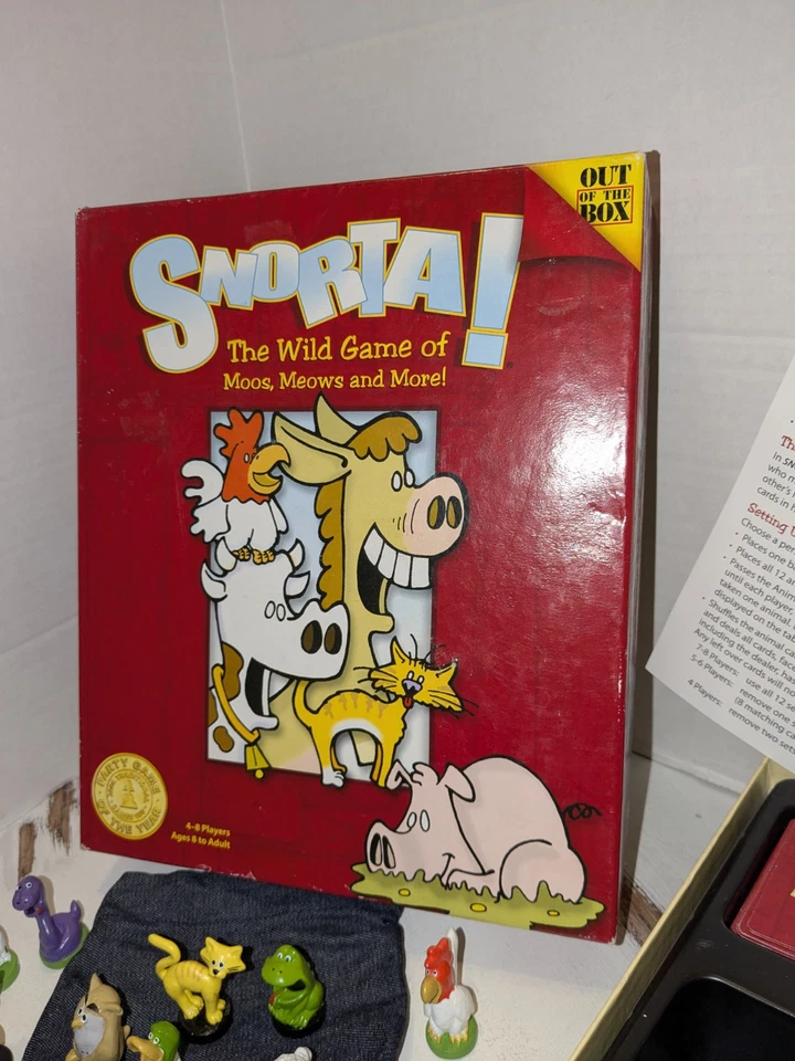 Snorta Game 100% COMPLETE Out of the Box 2004 Farm Animals Party Read Desc - Image 3 of 4