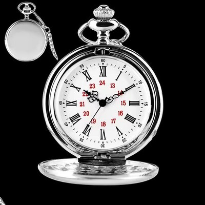 herren taschenuhr mit silberkette westenuhren