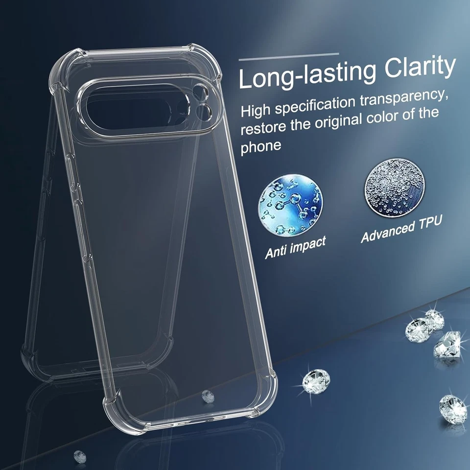 Wholesale Lot For For Google Pixel 10 Pro XL 9 8 7 6 Clear Soft TPU Case Cover - Image 3 of 4