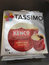 Image of Tassimo Kenco Americano Smooth Coffee Pods x16 (Pack of 5, Total 80 Drinks)