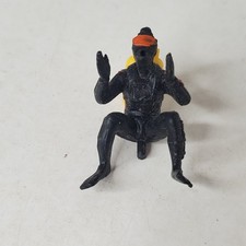 Vintage Hard Plastic Scuba Diver Swimmer Army Soldier Figure Dime with Tanks