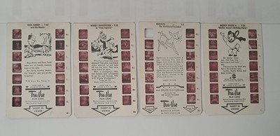 Vintage Tru-Vue Film Cards 4 Stereoscopic Viewers 1950s Varity USA 
