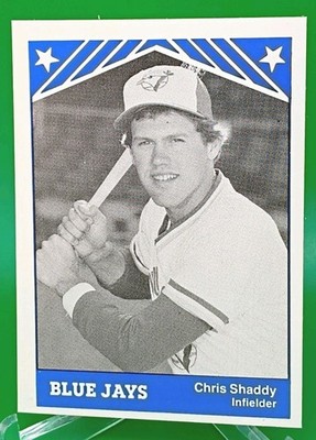 1983 TCMA Knoxville Blue Jays - # 14 Chris Shaddy (RC)