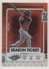 2021 Panini Contenders Season Ticket Optic Red Wave Prizm Cedric Mullins #50 n9a