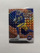 2021 Panini Mosaic - Rookies Jacob Harris #338 Mosaic Reactive Orange Prizm (RC)
