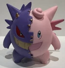 Anime Pokemon Gengar & Clefable Fusion Figure Approx 2”