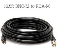 16.5 ft. RG59/U 75ohm BNC Male to RCA Male Coaxial Video Cable