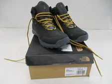 THE NORTH FACE MEN'S CRAGSTONE LEATHER MID WP SHOE BLACK & YELLOW NF0A7W6TNY7-11