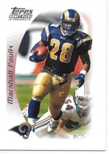 2005 Topps Football Draft Picks and Prospects Marshall Faulk Rams