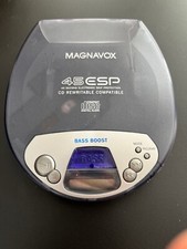 Magnavox Portable CD Player 45 ESP MPC210SL/17 BASS BOOST Tested Works Music