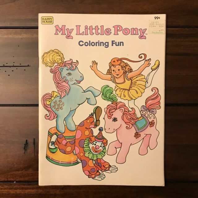 Vintage My Little Pony G1 1984 Coloring Book Christmas Happy House For Sale Online EBay Vintage My Little Pony G1 1984 Coloring Book Christmas Happy House For Sale Online EBay