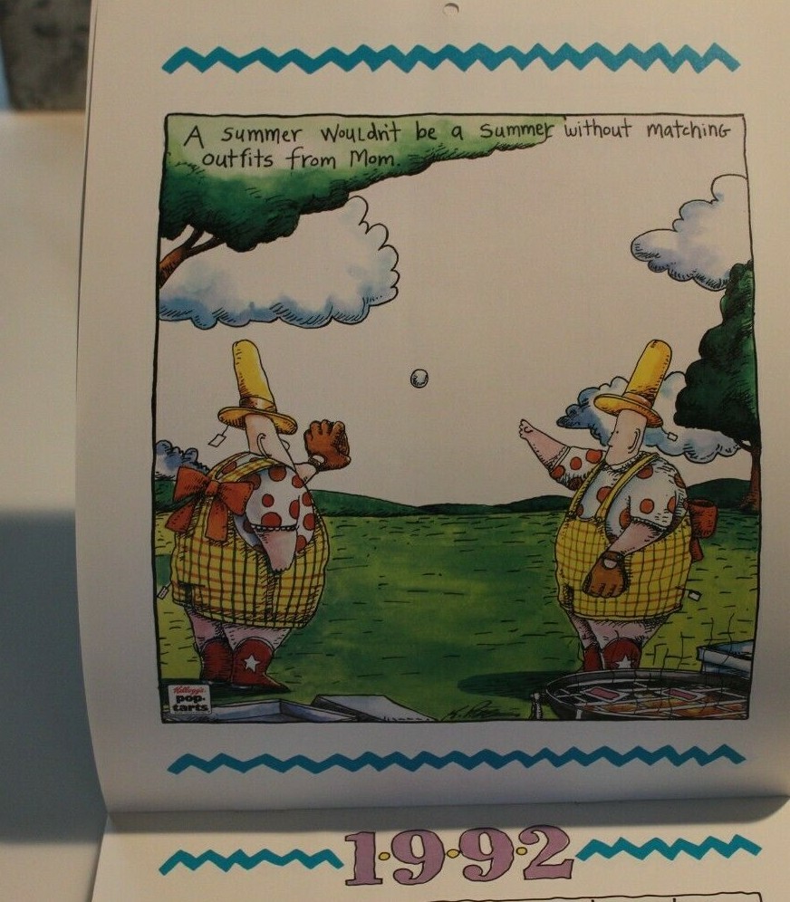 1992 Kellogg's Pop-tarts Wall Calendar by Kevin Pope
