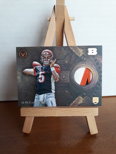 AJ McCarron Topps Valor 2014 Rookie Jersey Patch Cincinnati Bengals