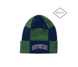 supreme green beanie