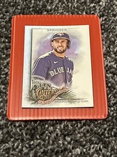 2022 Allen and Ginter Hot Box Silver Portrait Foil George Springer Blue Jays