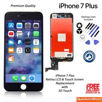 Iphone 7 Plus Retina Lcd Digitizer Touchscreen Ersatz Aaa - Black