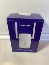 MUCARD WiFi Range Extender Model N300 100-240V AC 50/60Hz 2*3dBi/g