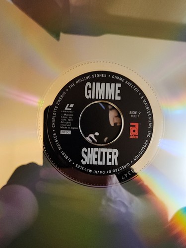 The Rolling Stones Gimme Shelter Tina Turner 1969 Concert Live Music LASERDISC - Picture 10 of 10