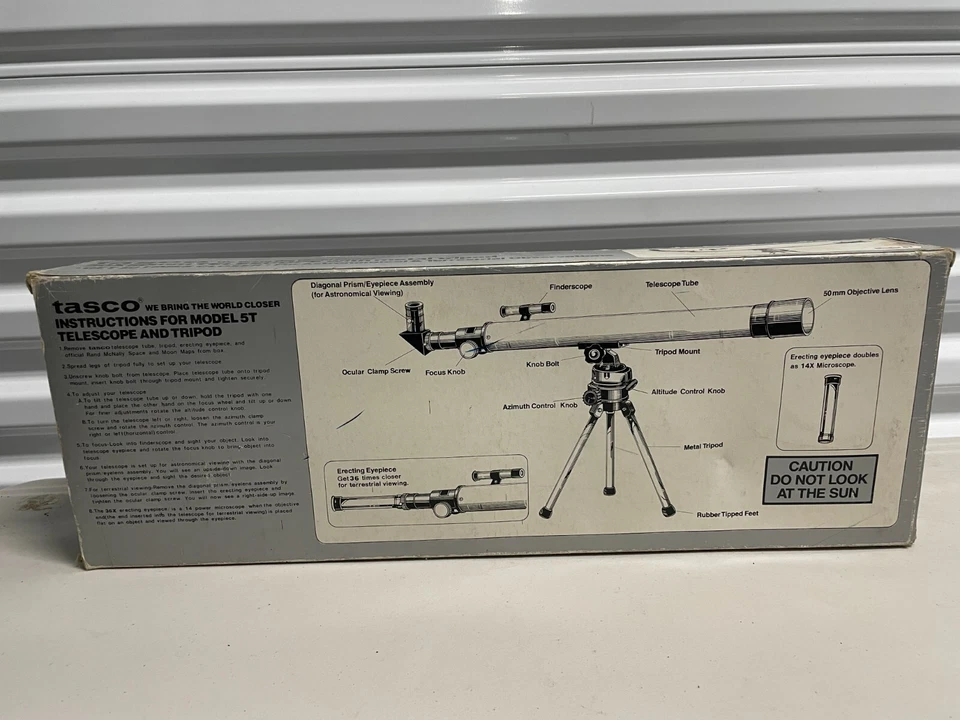 Vintage Tasco Model 50x50mm Telescope - Image 2 of 4