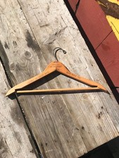 Rare Vtg Colonial Inn Motel Miami Beach Florida Wood Clothes Hanger Advertising